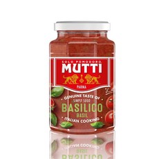 Mutti 橄欖油風味蕃茄義大利麵醬 400g, 1個, 蕃茄羅勒麵醬 2027.09.01