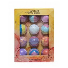 Lil' Fizzers 목욕 폭탄 메가 번들 12개 세트 대용량 선물 세트 12종류의 향기와