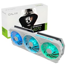 갤럭시 GALAX 지포스 RTX 4070 EX GAMER WHITE OC D6X 12GB, 갤럭시 RTX4070 EX 화이트