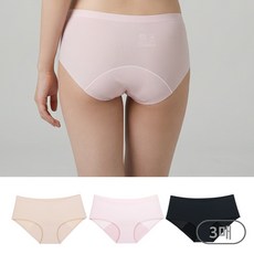 판도라by비비안 3p 무봉제 노라인 여성용 샘방지 심리스 위생팬티 3종 세트