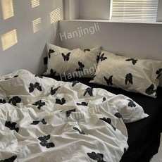 싱글 순면 이불 면 침대시트 커버 침구 세트 차렵이불