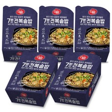 더솥 7분완성 영양 전복 솥밥 혼밥 도시락, 5개, 311g