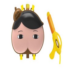 위니코니 디즈니 핑크퐁 로보카폴리 프린세스 유아 어린이 물총 배낭물총, 24. 엉덩이탐정 배낭물총, 1개