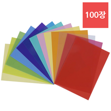 칼라 습자지 10컬러 꽃종이 색화지, 1세트