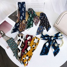 BS 레오파드 미니 쁘띠 스카프 봄 가을 스카프 헤어 머리 가방 악세사리 cju+0399hw, 본상품선택