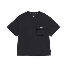내셔널지오그래 NATIONAL GEOGRAPHIC KIDS K262UTS860 어드벤처 에어로벤트 우븐 반팔 티셔츠 CARBON BLACK 454989