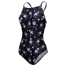 윈드스킨 여성 실내 수영복 여자 원피스 X백