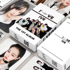 아이브 IVE 단체 모음 포카 포토카드 비공굿 도무송 케이팝 아이돌 다꾸 선물 스티커 장원영 리즈, 1개, 아이브 단체