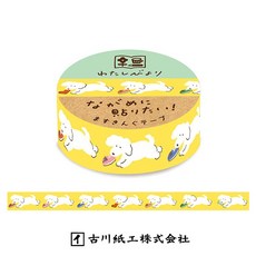 莫莫日貨日本製 古川紙工 小日和系列 和紙膠帶 - 小狗與鞋子 QMT66, 1個