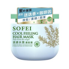 舒妃 髮的能量修護護髮膜300ml 深層滋養並修護受損髮質 使秀髮恢復健康光澤。, 1個, 涼感水潤