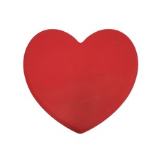 픽101 실리콘 하트 도톰 냄비받침, 1개, 레드 17cm x 15.5cm