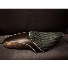 혼다 레블 500 범퍼 튜닝 브레이크 사이드백 실드 오토바이, 빈티지 스타일 A 블루그레이 다이아몬드 세로, cm1100