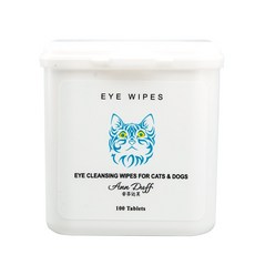 O'rin air 居家寵物環境清潔專用除臭濕紙巾 安芬達芙 眼部濕巾 耳道濕巾 寵物濕紙巾, 1個, 安芬達芙 寵物眼部濕巾 100片, 100片