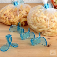 룸플리 과자 봉지 집게 밀봉 밀폐 클립 6P 다용도집게 귀여운주방용품 과자봉지집게, 1
