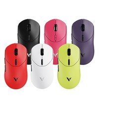 Rapoo 雷柏 VT2 MAX 無線電競滑鼠 熔岩紅 雙模連線 電競滑鼠 對稱高背 中大手形 無線滑鼠 8k滑鼠, 炙光黃, 主商品