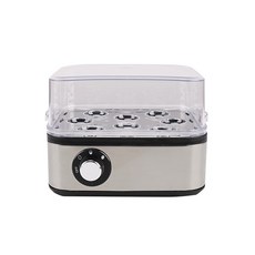 多功能方形煮蛋機 定時自動斷電 防乾燒 110V 美規, 淺灰色 方形煮蛋器定時款110V 美規
