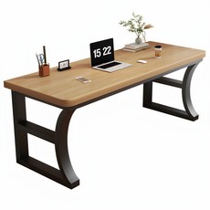 원목 1인용 컴퓨터 책상 홈오피스 게이밍 테이블 기본형 1000 넓은, B_화이트+블랙 프레임