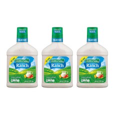 Hidden Valley 히든 밸리 오리지널 랜치 소스 드레싱 1.06L(36oz) 3팩, 1.06L