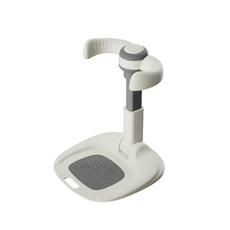 兒童洗澡凳 嬰兒輔助凳 帶扶手 可調節高度 防滑凳, 基礎款-灰色, 1個