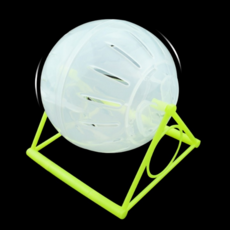 거치대형 햄스터 쳇바퀴 원형볼 미니 놀이기구 소동물 10cm, 1개