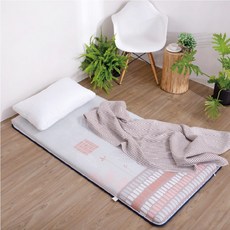 竹炭輕巧四季床墊 多種尺寸 冬夏兩用 可摺疊收納 學生宿舍床墊 台灣製造, 灰粉, 5cm