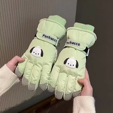 여성 기모 장갑 스마트폰 터치 라이딩 스키 방풍 방한 미끄럼 방지