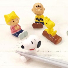 스누피 젓가락받침