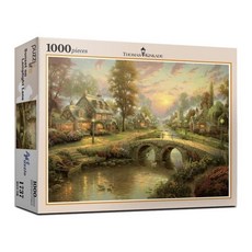 직소퍼즐 풍경 명화 램프의 마을 1000피스 PL1737, 단품, 1개