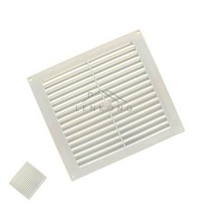 삼렌콩 쇠부리그릴 PVC 백색 대 270X245 환기자재 환풍구 환풍기커버