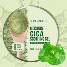 LEBELAGE MOISTURE CICA SOOTHING GEL 積雪草舒緩凝膠, 1個, 300g