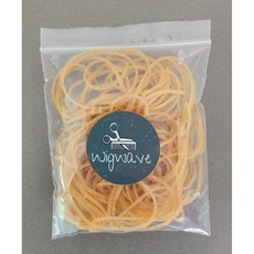 고무밴드 약100개 미용사 국가고시 자격증 시험용 학원용 지참준비 실기재료 2번, 2개, 노랑