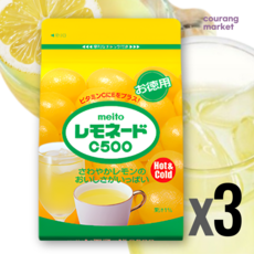 메이토 Hot&Cold 레모네이드C 에이드분말, 440g, 3개