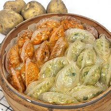 대용량 투명 감자피만두 고기1.4kg+김치1.4kg, 1.4kg, 1개
