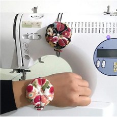 핀쿠션 바느질 재봉틀 바늘 호박모양 손목 키트 DIY 공예, 1개, 핀쿠션그린 G00160