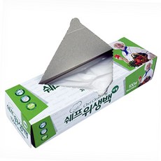 쉐프 위생백 대형 100매 식품 보관용 신선 비닐백 과일보관 비닐봉투 롤백