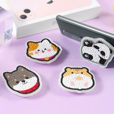 (CL) 동물 보석십자수 스마트톡 만들기, 고양이