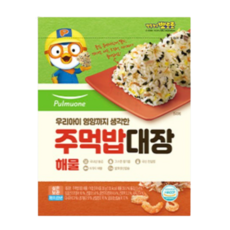풀무원 뽀로로 주먹밥대장 해물맛 30g, 2개