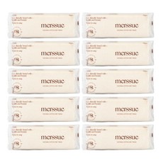 메르슈 무표백 순면 건티슈 15매 10팩 (150매), 55g, 10개