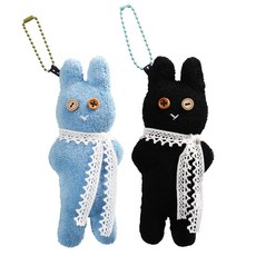 [모핸] 미니 까망이 인형 만들기 DIY 패키지, 혼합, 2개