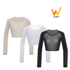 [JDX] 여성 냉감 메쉬 배색 볼레로(X2TLV6454) 여름 골프웨어 기능성 라운딩 긴팔 냉감 이너