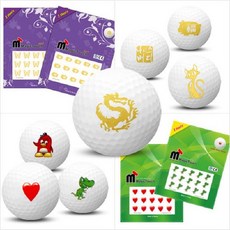 골프공스티커 매직터치 14종 골프볼스티커 골프필드용품 골프용품 골프필드