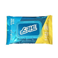 스카트 기름때전용 세정티슈 30매, 1개