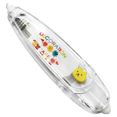 可愛繽紛花邊帶，手帳裝飾花邊立可帶，按壓花邊修正帶，照片/卡片/手帳DIY素材, 可愛萌寵, single color, 1個