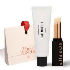 더보습 립밤 핸드크림 선물세트, 1개, 베이스 네츄럴 립밤3.4g/오모헬리 핸드크림50ml