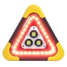 브리사 LED 안전삼각대 차량용, 블랙 + 옐로우, 1개