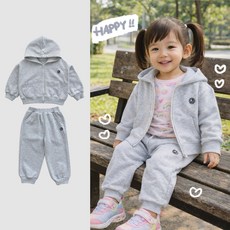 柔棉百搭套裝 韓風嬰幼兒外套 小童柔軟長袖外套 長褲 棉質套裝 寶寶套裝