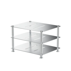 Modular Racking 模組化 Hi-Fi 音響層架, 銀色, 3層