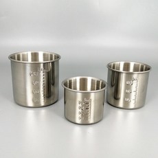 스테인레스 스틸 미니 투약 측정 컵 실험실 아이오도퍼 저항 비커 스케일 40 60 120ml 1, 01 40ml