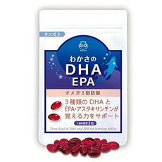DHA DHA EPA [DHA 270mg] 62 1 [공식] 와카사 생활 와카사의 보충제 충분히 아스타크, 1개