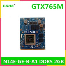 GTX765M GTX N14E-GE-B-A1 비디오 VGA 그래픽 카드 DDR5 2GB MXM 노트북 IMAC A1311 델 에일리언웨어 M17X, 한개옵션0